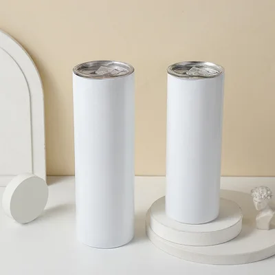 20oz double wall stainless steel tumbler sublimation blanks skinny tumbler straight sublimation blanks