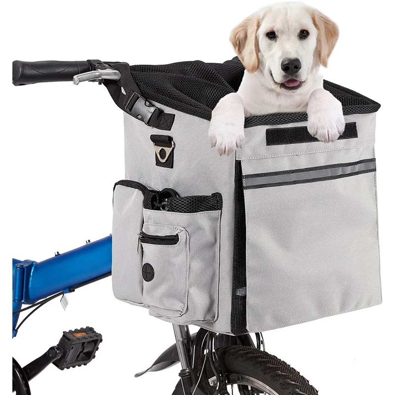 Hot Pet Products 3 In 1 Front Bicycles Basket Dog Bike Pet Bag Carrier for Bicycle