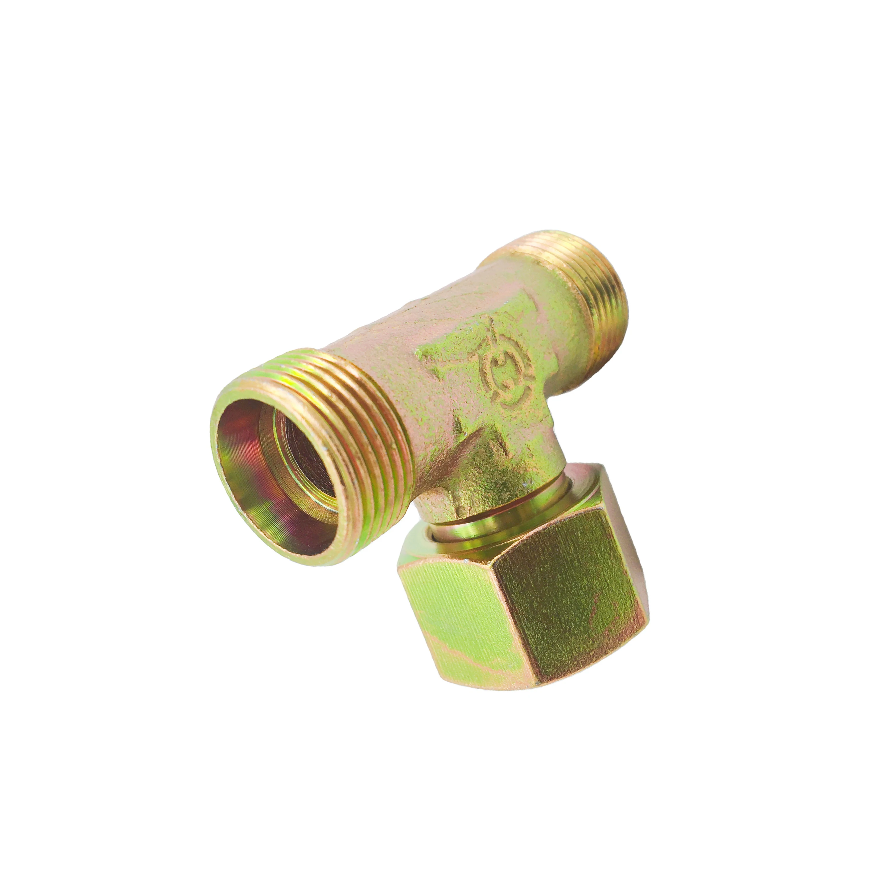 Factory price reducing Brass stainless steel tee connector pipe fitting weld tee