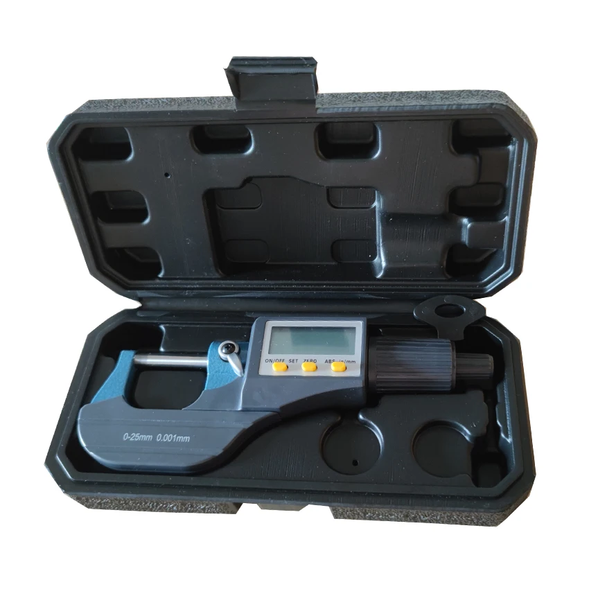 Outer diameter 0-25mm thickness Measuring  micrometer digital display micrometer 0.001mm