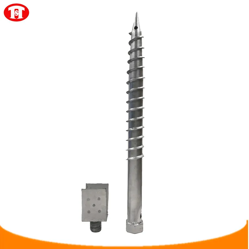 fixing screws and carbon steel ground screw pole anchor