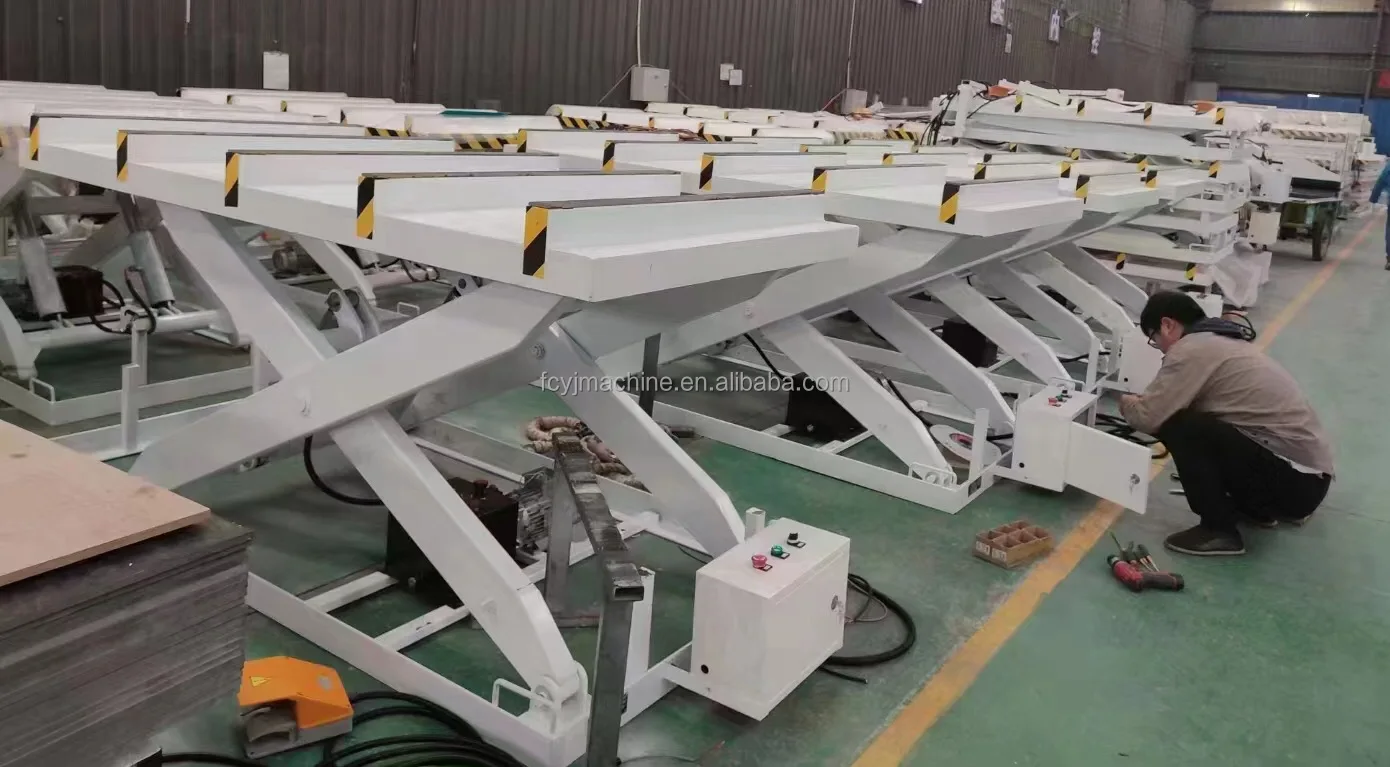 Heavy Duty Double Scissor Lift Table hydraulic lift table Electric lift platform
