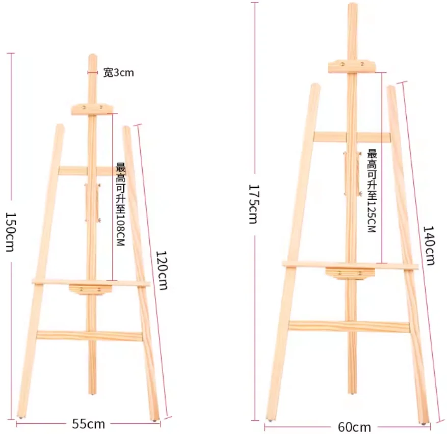 Single Double Sided Whiteboard Cork Board Creative Multipurpose Use for Dormitory Study  With Wood Stand