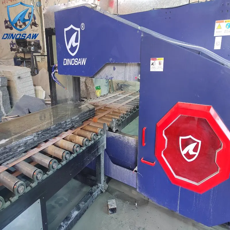 cnc decoration road S-Shape artificial Plaza parking stone cutting wire saw machine for Municipal Works