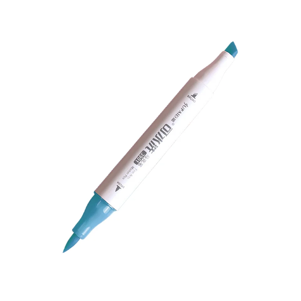 Food grade washable double head marker art drawing set can be stacked non-toxic soft head Watercolor markers