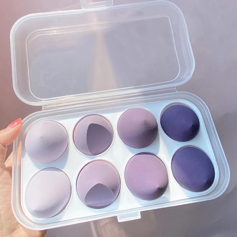 
Makeup Puff Sponge Cosmetic Puff 4/8pcs Wet&dry Use Makeup Puff Blending Tools Liquid Cream Foundation Cosmetic Powder Sponges 