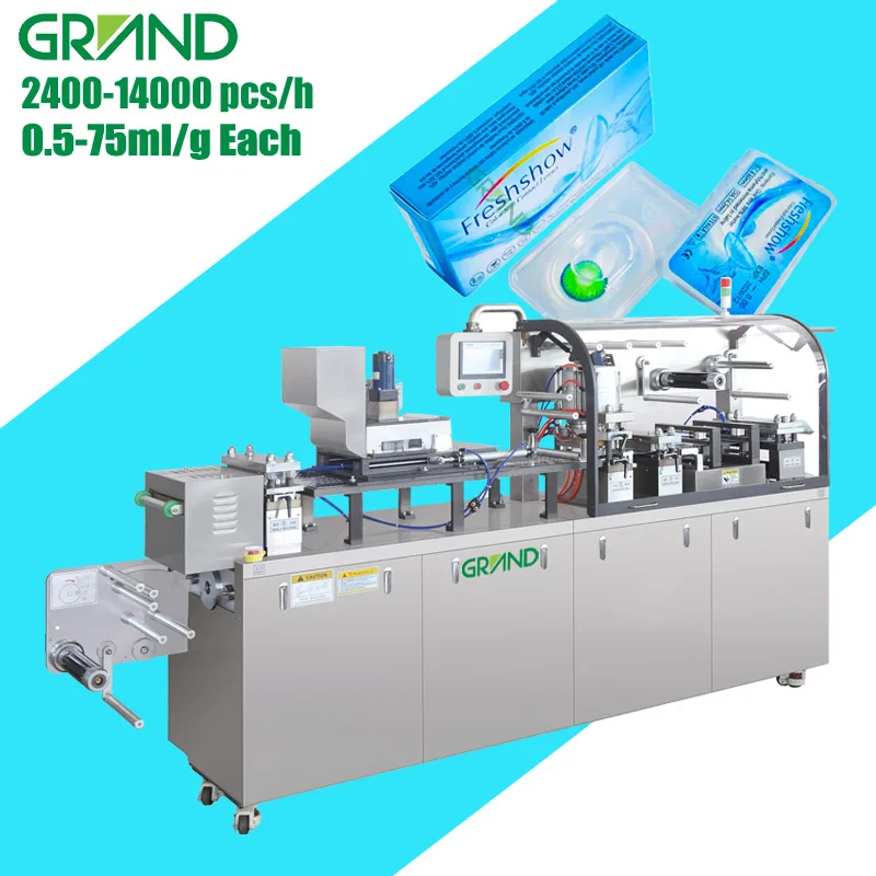 Цветные контактные линзы с глазами, блистерная Термоформовочная упаковочная машина, упаковочная машина для контактных линз