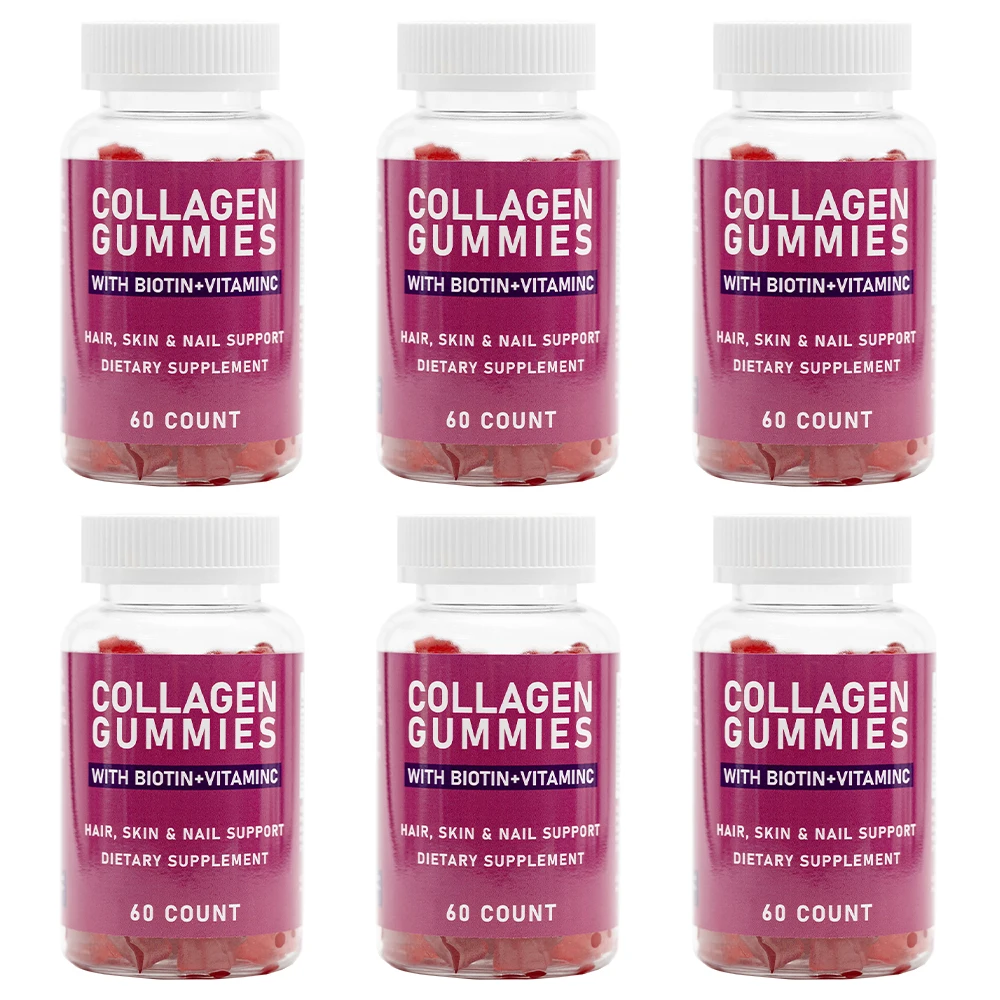 Sugar Free L-Glutathione Collagen Glow Gummies Providing Energy Gummies Collagen Vitamin C And L-Glutathione