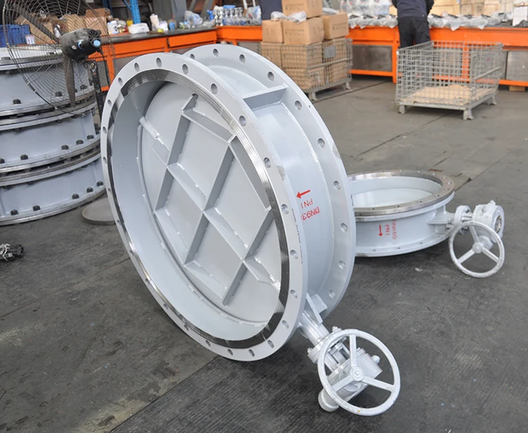 carbon steel fan smoke gas air butterfly damper valve