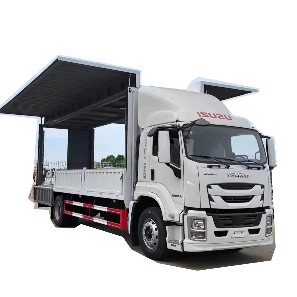 Brand new Isuzu GIGA 4x2 10 tons Wing van Cargo Truck for hot sale