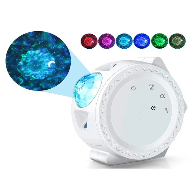 
Dropshipping Smart Wifi Galaxy Starry Sky Projector Star Night Light With APP Control Work With Alexa For Kids Christmas Gifts 