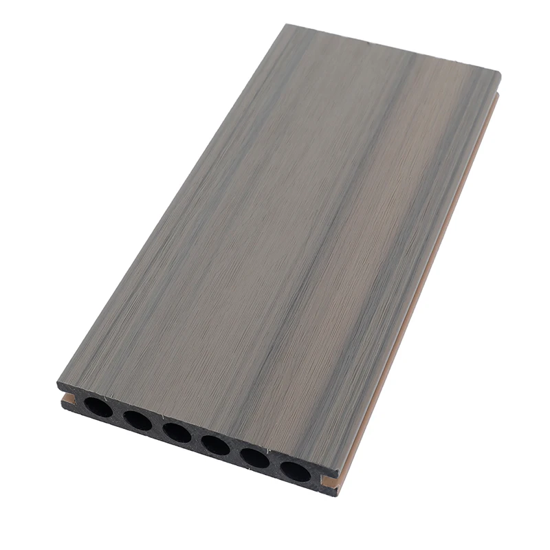 3D embossed wood grain outdoor decking waterproof sunproof exterior wood composite flooring eco wood building materials