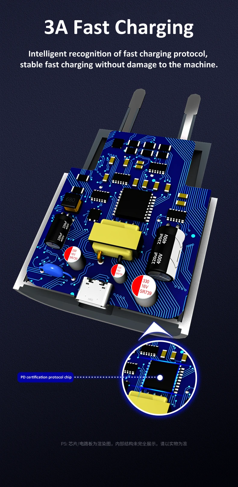 EU KC Plug usb type c fast charging adapter phone 25W PD travel charger for samsung Galaxy S21 25w PD fast charging