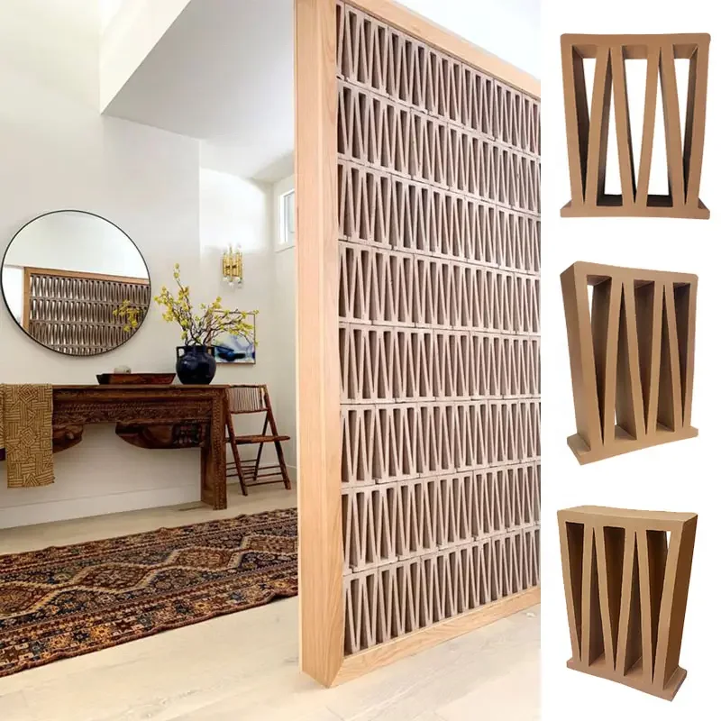 M узор в римском стиле строительный шпон, глиняные кирпичи, полые терракотовые декоративные настенные плитки