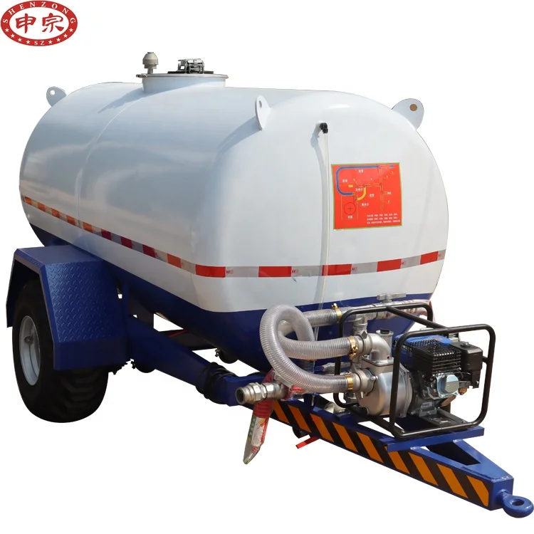 Agriculture Water Tank With Pump 5000 Liters  Trailer