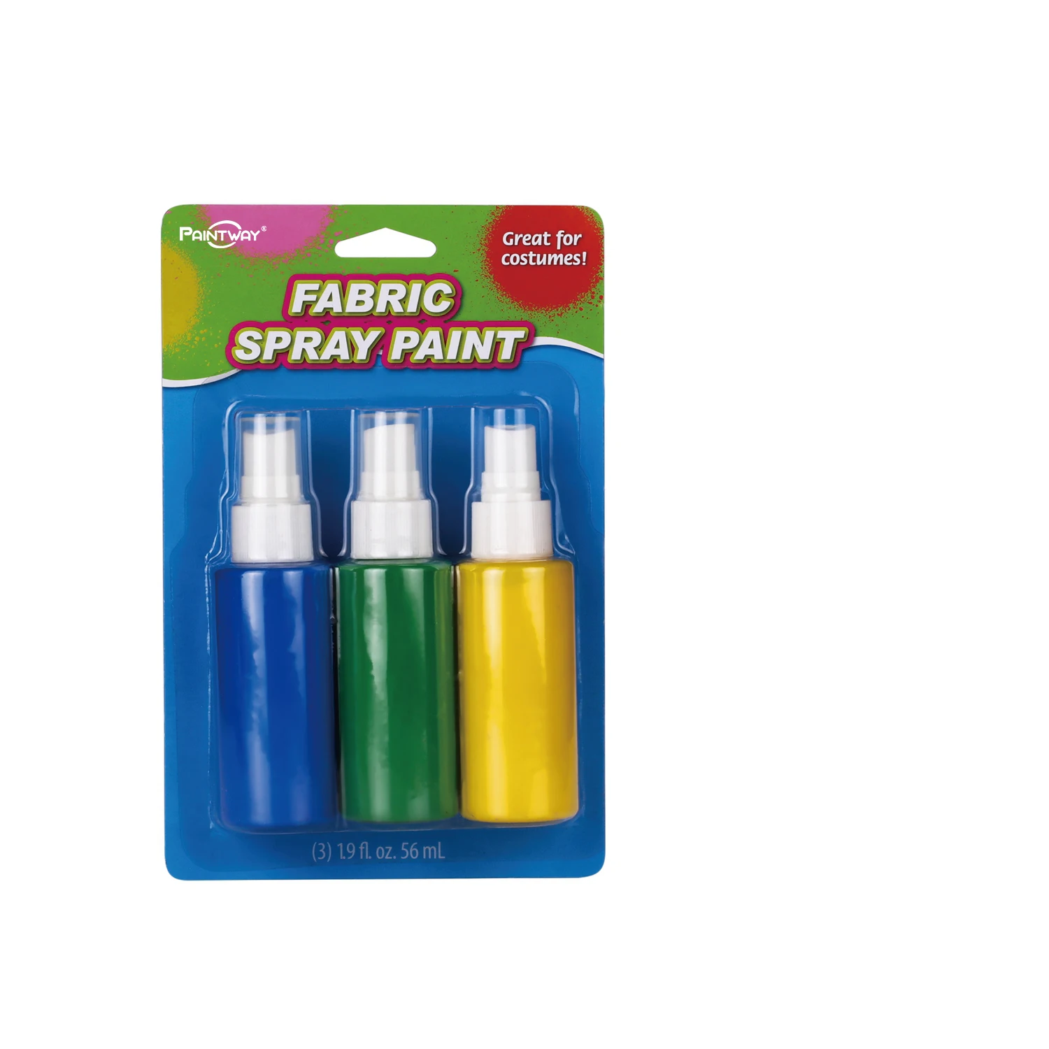 Excellent Adhesion Textile Drawing 3 colors Art set 60ml Spray Fabric Paint