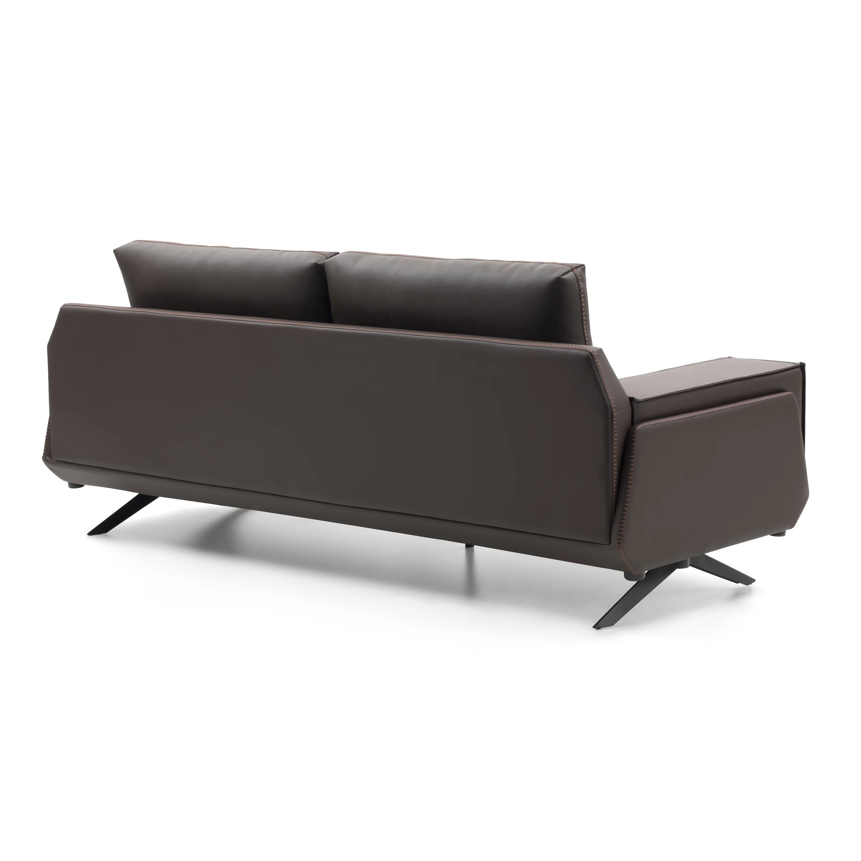 Strong Support Brown modular steel leg brown sofa sofa office modern room furniture