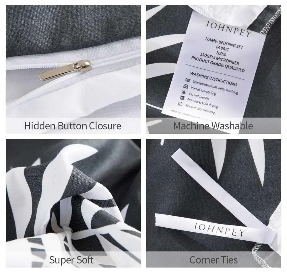 
KAERFU Luxury Quilt Duvet Bed Cover Set Bedding sets 