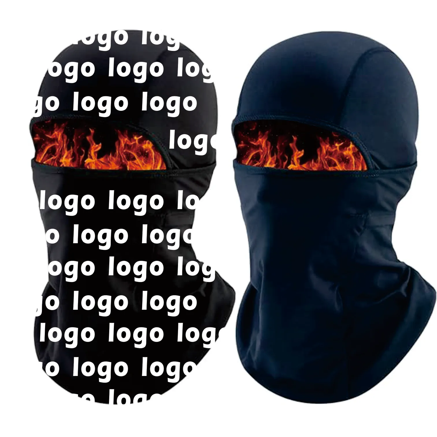 Wholesale 3 Hole Full Cover Custom  Logo Face Ski  Custom Logo custom printed balaclava