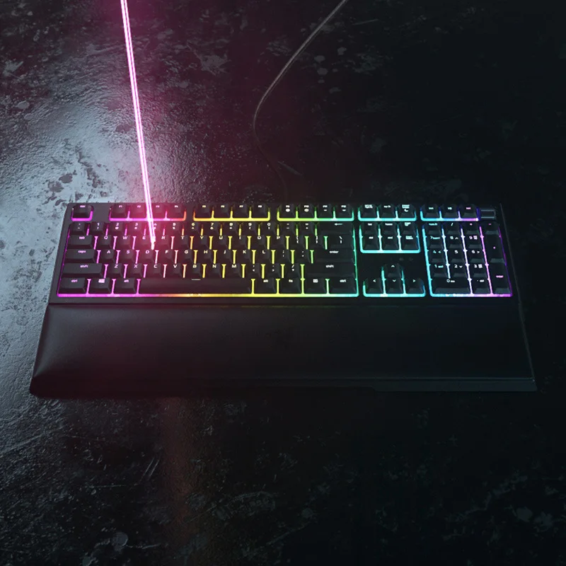 Razer Ornata V2 Mecha-membrane gaming keyboard RGB Backlighting Keyboard with Multi-function Digital Wheel and Media Keys