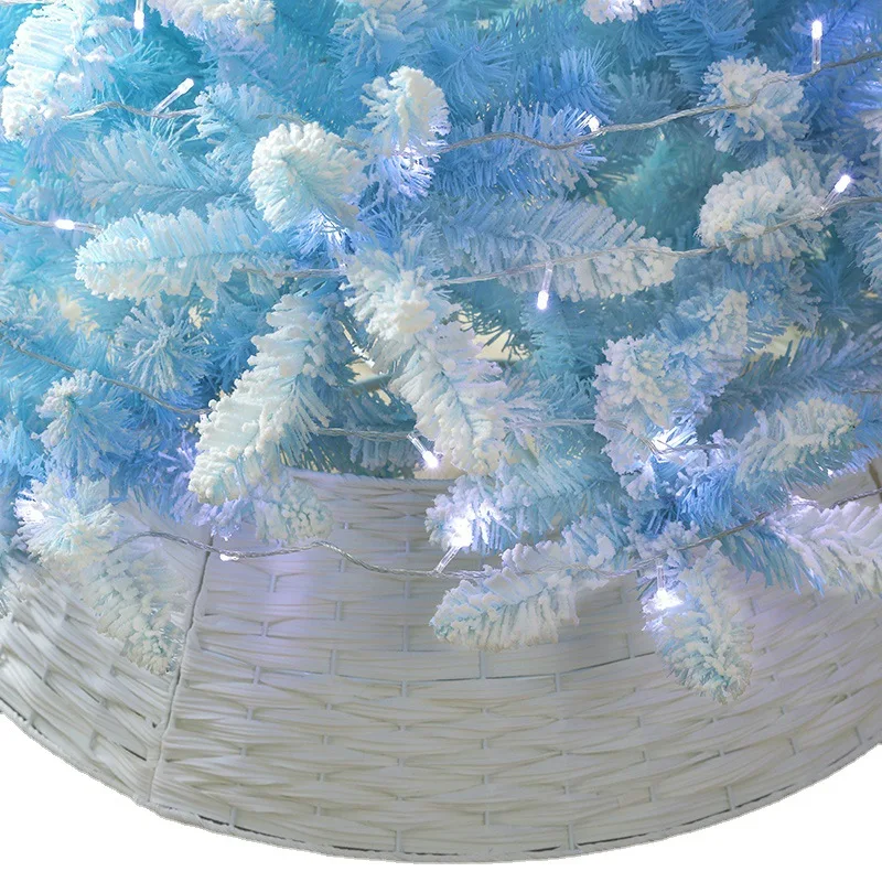 New Luxury Encryption Christmas Tree Large PE Simulation Tree Pink blue macaroon snow tree luminous Christmas