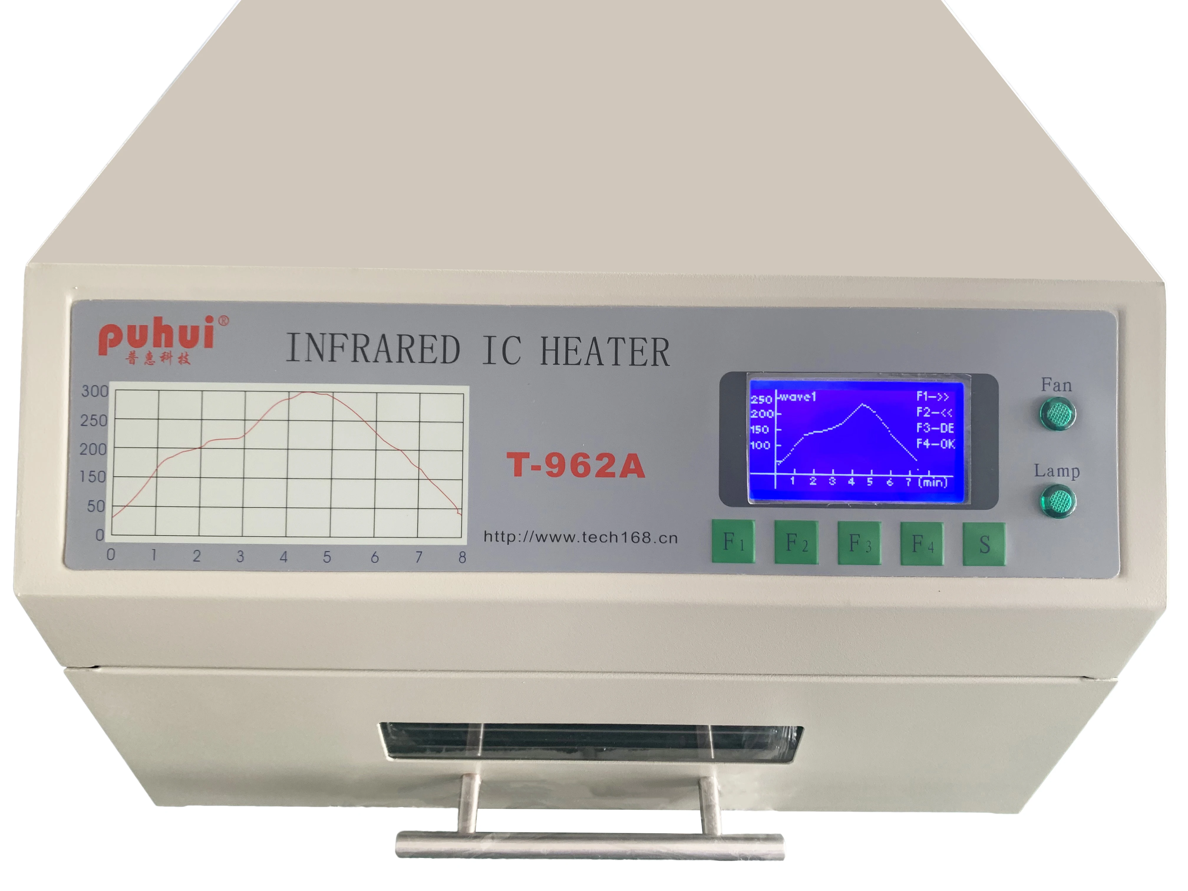 puhui T-962 Reflow Oven Infrared IC Heater Soldering Machine Process 180*235mm  800W