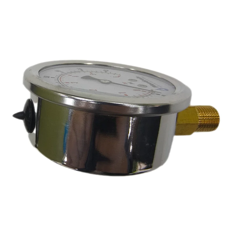 Stainless steel Industrial high accuracy glycerin BSP pressure gauge With glyserine 63/10 bar for agriculture