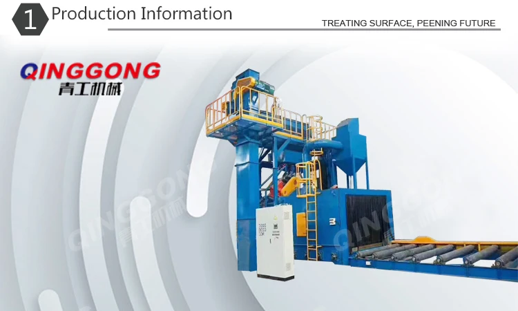 automatic steel structural shot blasting machine manufacturers abrasive blasting equipment