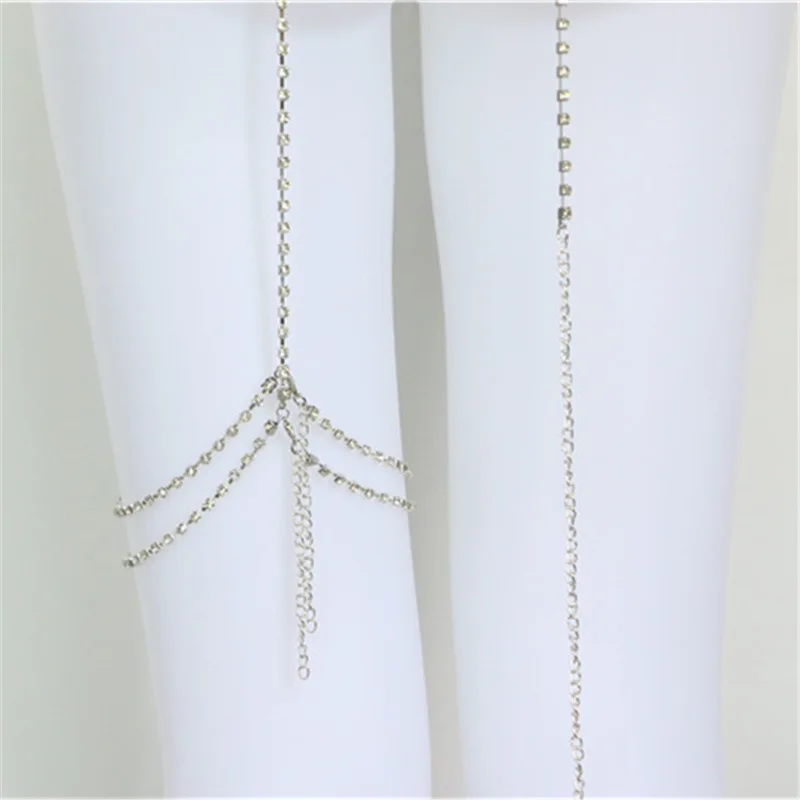 GX ladies thigh legs waist chains jewelry party body chain jewellery accessories for women girls Nightclub Party dresses 8