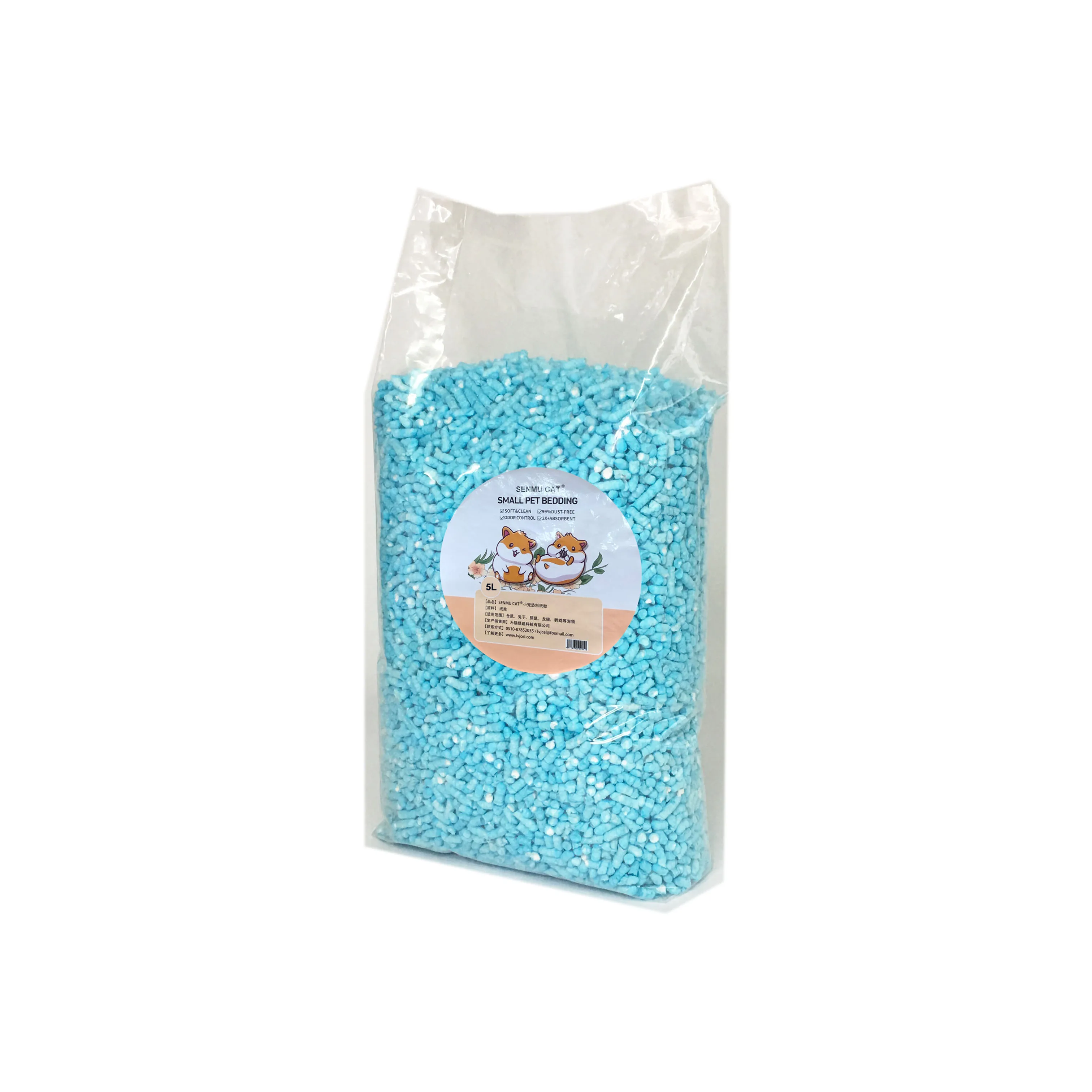 Wholesale Customisable  Environmentally Friendly Paper Material Dust-free Hamster Guinea Pig Bedding