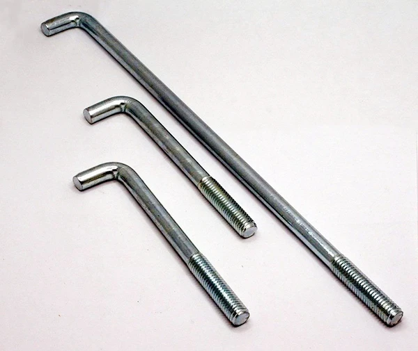 carbon steel galvanized J type/L type anchor bolts