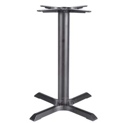 Popular selling black industrial crank letter table base