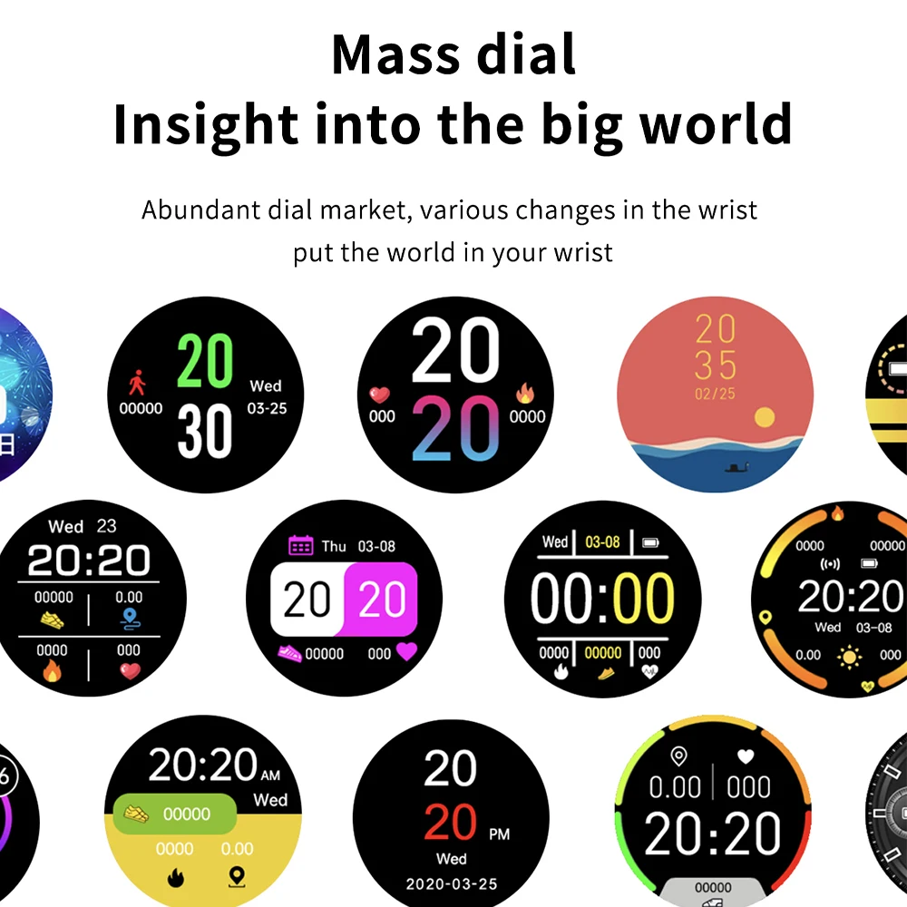 Multilanguage Watches Best Seller BT 4.0 Round Wholesale Smartwatch Ecg Heart Rate Batteries IP67 Waterproof No Camera BAR