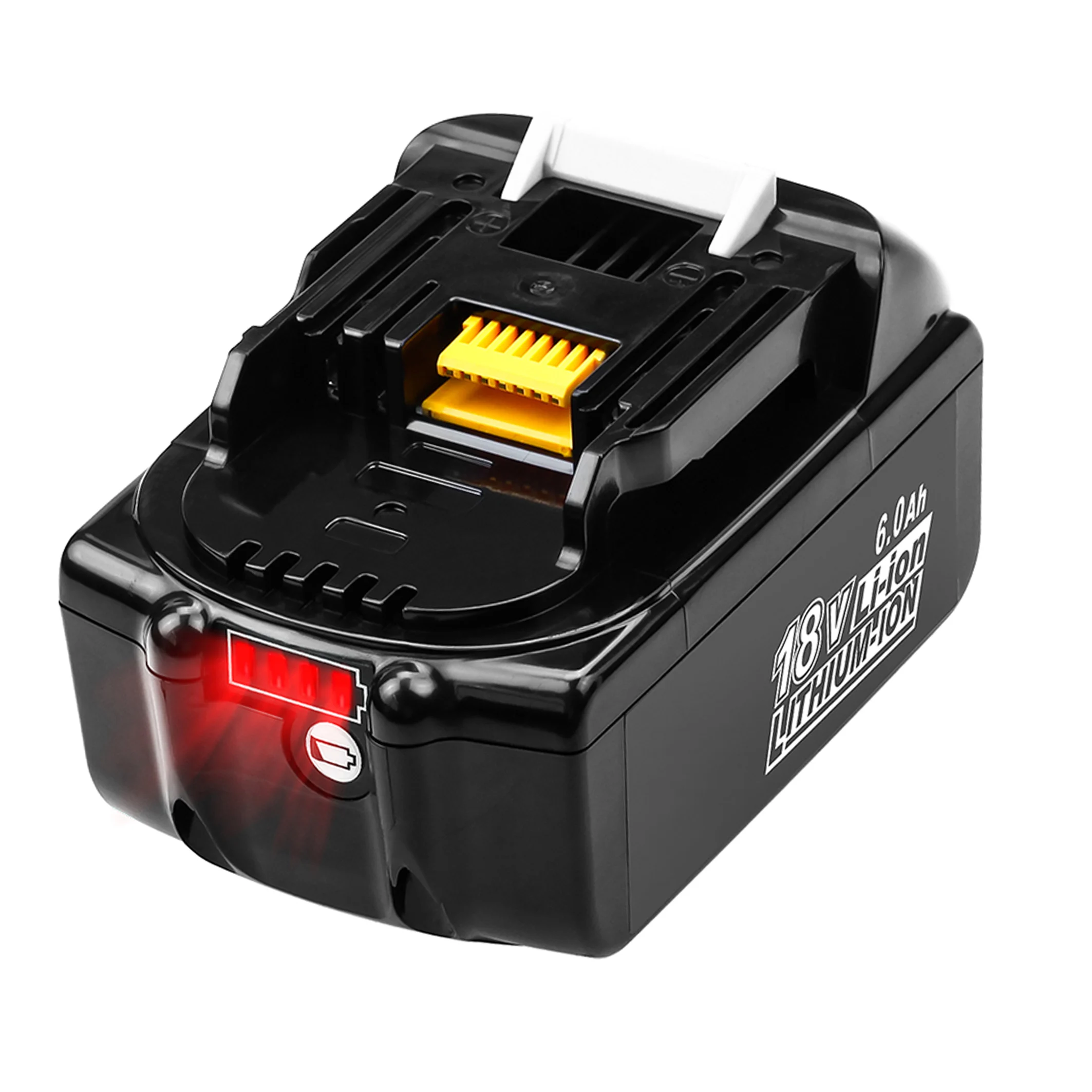 Сменная батарея akku 18 v 6ah вольт перезаряжаемые литий-ионные батареи для электроинструментов
