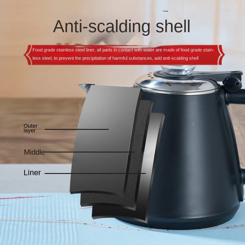 Premium Quality Hotel Glass 110V Smart Domestic Home Appliances Large Capacity Electric Kettle Electronic Coffee and Tea Kettle