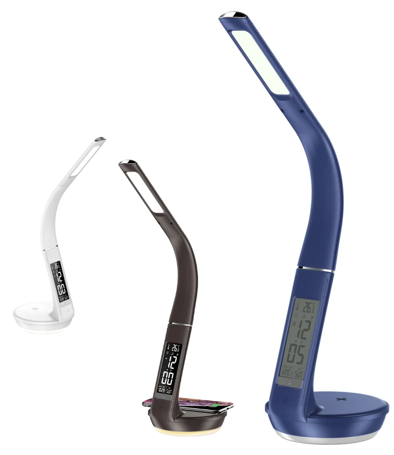 Hot Selling Home Decor Multi-function Table Lamp with Wireless Charger and Night Light