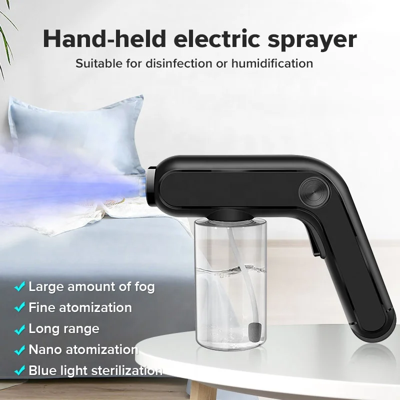 Factory Wholesale Handhold Portable Rechargeable Electric Design Electrostatic Hand Held Airless Paint Electric Sprayer