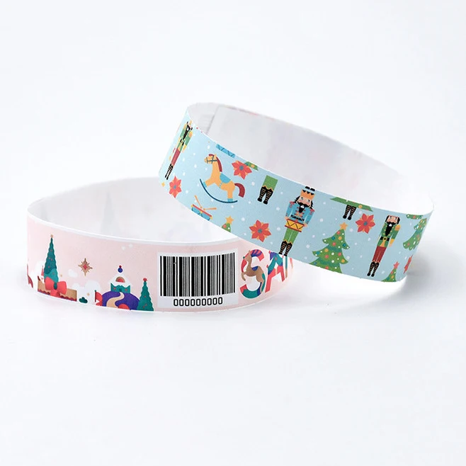 Wholesale Cheap Blank Pure Color Paper Bracelet Manufacturers Water Poof Custom Thin Tyvek Paper Event Wristbands