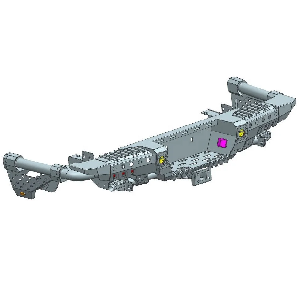 Auto Car Front and Rear Bumper Body Kits for Toyota  Hilux Ford Ranger Nissan Navara Dmax and Triton OEM PARTS Plastic Material