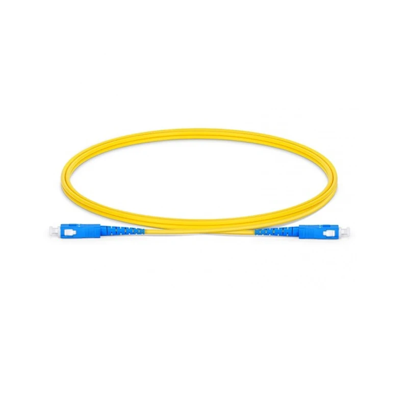 Patchcord SC/UPC- SC/UPC SC UPC Simplex Single Fiber Single Mode Jumper SM SX Fiber Optical Cable 2.0mm G652D Patch Cord 1Meter