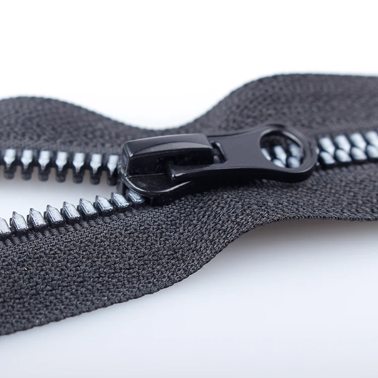 
wholesale factory price custom logo size 5# 8# 10# long chain resin zippers for doll clothes 