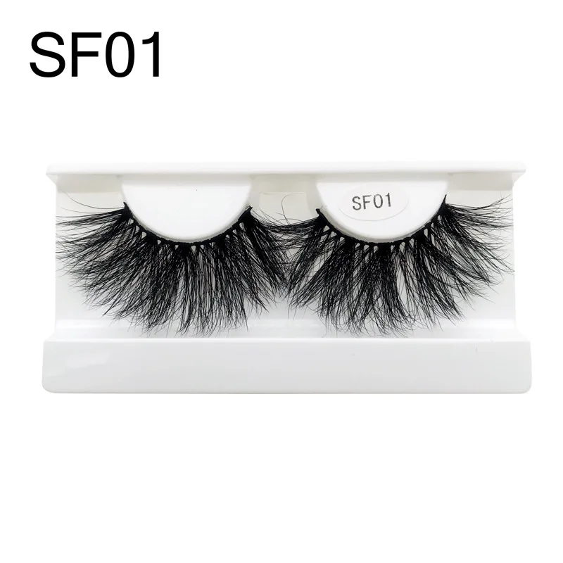 TKL Factory fashionable wholesale price hand made 25mm 3d mink fur thick real fluffy