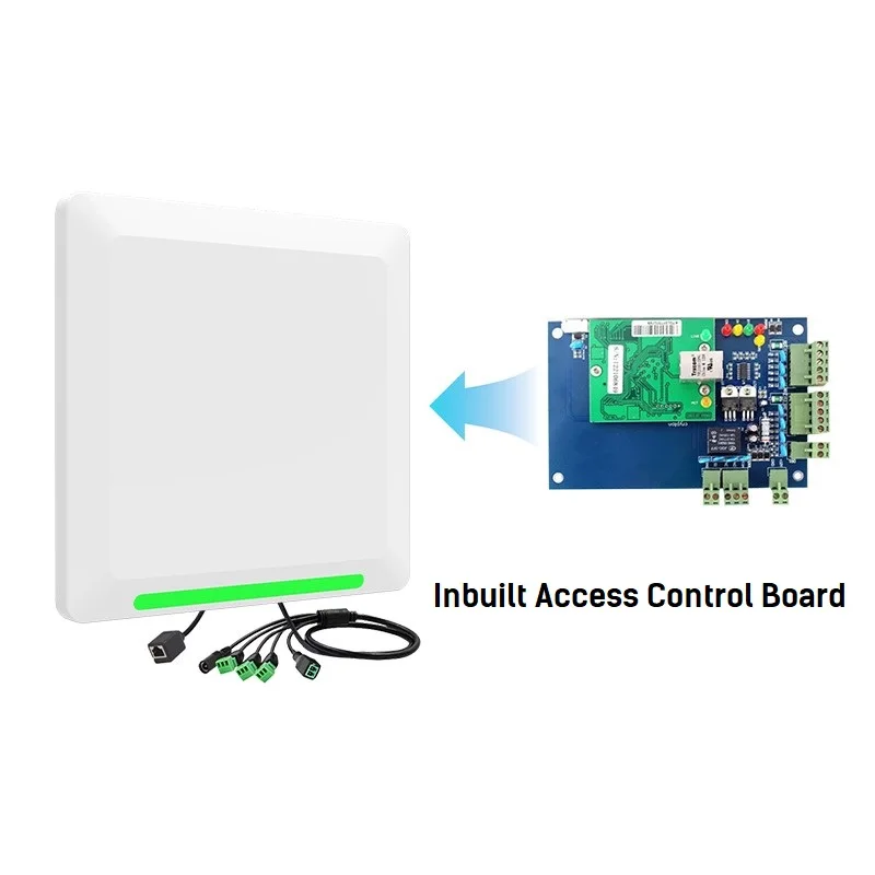 Водонепроницаемый UHF дальнего действия 15 м RFID считыватель, интегрированный с платой контроля доступа для парковки и платных ворот