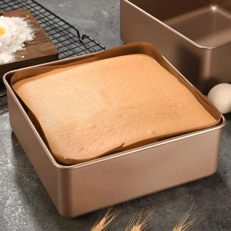 Non stick Square Baking Pan Cake Pan Carbon Steel Cookie Sheet Bakeware Baking Sheets for Oven Baking
