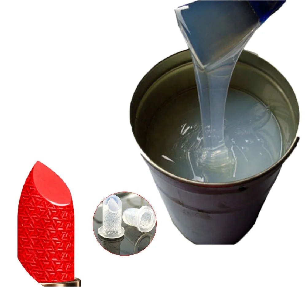 rtv 2 Silicon for Lipstick Molds platinum liquid silicone for molding making silicone raw rubber low shrinkage