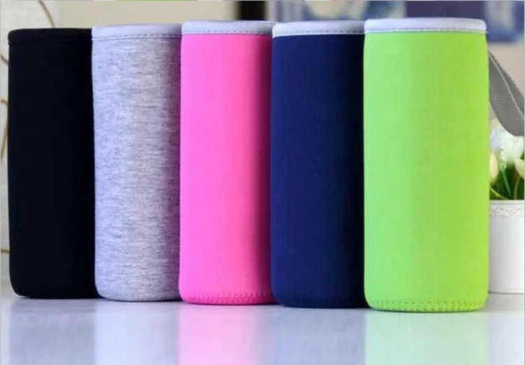 Custom Logo Drink water bottle Sleeves Cooler Neoprene thermos sleeve