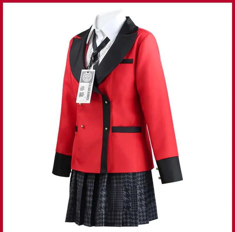 Аниме Косплей Костюм Ecowalson Kakegurui Manyuda Kaede Suzui Ryota косплей мужская женская униформа костюм аниме