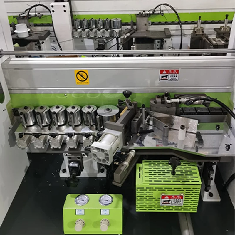 ZICAR automatic mdf pvc melamine plastic plywood edge banding machine for furniture cabinet door mdf edgebander
