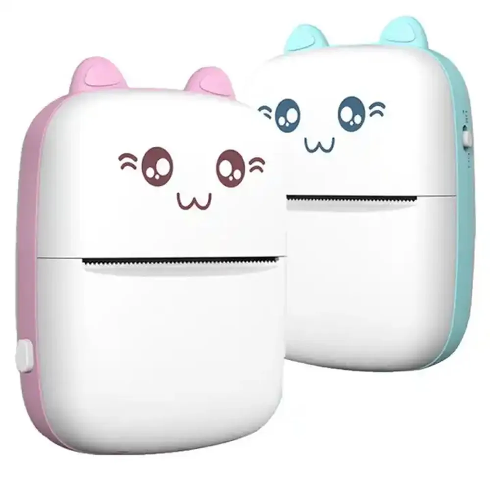 Customized Brand office student wireless thermal mini label printer photo picture mini portable pocket printer