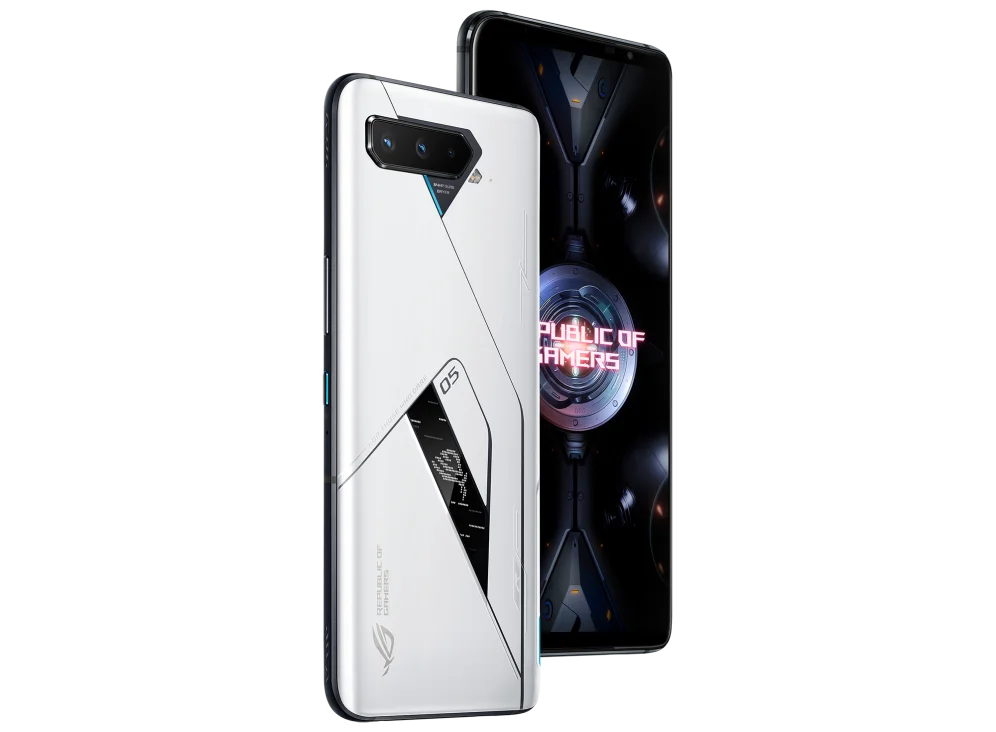  Оригинальный белый телефон ROG 5 Ultimate Snapdragon888 18 гб озу 512 пзу 144 гц AMOLED экран 6 78 дюйма аккумулятор 6000 мач